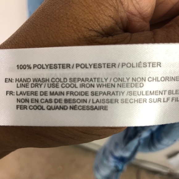 BAND of Gypsies blue floral duster kimono - Picture 5 of 7